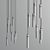 Henge Tubular Ceiling Lamp 3D model small image 4