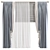 Elegance Unveiled: Curtain 819 3D model small image 1
