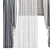 Elegance Unveiled: Curtain 819 3D model small image 2