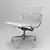Elegant Eames Aluminum Chair 3D model small image 2