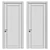 Elegant Interior Door 3D model small image 2