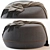 Cozy Cocoon Pouf: Modern and Stylish Seating 3D model small image 1