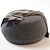 Cozy Cocoon Pouf: Modern and Stylish Seating 3D model small image 2