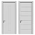 Sleek Interior Door 3D model small image 2