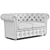 Elegant Chester Sofa - PBR Ready 3D model small image 5