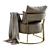 Elegant Kathryn Armchair: Perfect Blend of Style and Comfort 3D model small image 2