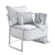 Elegant Kathryn Armchair: Perfect Blend of Style and Comfort 3D model small image 5