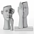 Mystic Gaze Ceramic Vases 3D model small image 5