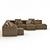 Maya Modular Sofa: Stylish and Versatile 3D model small image 2