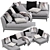 Weston Mood Sofa: Contemporary Elegance 3D model small image 3