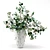 Wild Carrot and Eucalyptus Arrangement 3D model small image 1