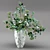 Wild Carrot and Eucalyptus Arrangement 3D model small image 2