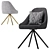 Elegant Seville Desk Chair 3D model small image 3
