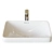 Roca Inspira Square Washbasin: Sleek Surface-Mounted Design 3D model small image 1