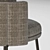 Elegant Torii Dining Chair 3D model small image 3