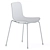 Sleek Stackable Langue Chair 3D model small image 4