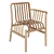 Taiwanese Lattice Chair: Neo-Taiwanese Craftsmanship 3D model small image 4