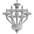 Elegant Murano 1152 Chandelier 3D model small image 2