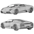 Title: Exquisite 2007 Lamborghini Murciélago LP640 3D model small image 8