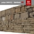 Detailed Stone Wall Model 3D model small image 2