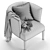 Elegant Sylvia Arhaus Chair 3D model small image 4