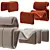 Etcetera Lounge: Timeless Comfort 3D model small image 2