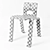 Sleek Origami-inspired Chair: Ombra Tokyo 3D model small image 3