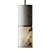 Sleek Marble Pendant Lamp 3D model small image 2