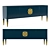 Elegant Art Deco Durham Sideboard 3D model small image 5