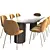 Elegant Dining Set 2015 3D model small image 2