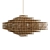 Modern Brass Gridlock Pendant 3D model small image 1