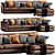 Horm Ellington Leather Chaise Lounge 3D model small image 1