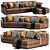 Horm Ellington Leather Chaise Lounge 3D model small image 2