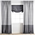 Premium Polygonal Curtain Model 3D model small image 1