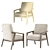 Rivet Huxley: Mid Century Chair 3D model small image 3