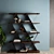 Elegant Triangle Shelving Unit 3D model small image 1