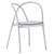 Sleek Ming Aluminum Chair 3D model small image 5