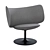 Stella Lounge Chair: Elegant Comfort 3D model small image 2