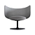 Stella Lounge Chair: Elegant Comfort 3D model small image 3