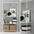 Decorative Cupboard with Garland | 770 x 310mm 3D model small image 1