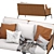 Modern Happy Hour Sofa by Flexform 3D model small image 3