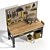 Sturdy Craftsman Workbench 3D model small image 2