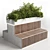 Versatile Plant Bench for Indoor and Outdoor Use 3D model small image 1