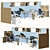 Optimized High Detail Office Set 3D model small image 1