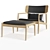 Gloster Archi Lounge Chair: Contemporary Comfort in Style 3D model small image 1