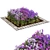 Blossom Gardens: Exquisite Outdoor Flowers 3D model small image 1