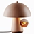 Elegant Clay Table Lamp 3D model small image 1