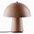 Elegant Clay Table Lamp 3D model small image 2