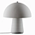 Elegant Clay Table Lamp 3D model small image 3