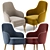 Elegant Amaia Chair: Stylish Comfort 3D model small image 2